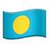 Palau flag emoji, Apple version of the Palau flag 
