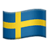 Sweden flag, Apple version of the Sweden flag 