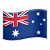 Australia emoji, Apple version of the Australia emoji, blue emojis 