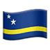 Curacao, Curacao flag, blue emojis , Apple version of the Curacao flag
