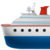 Passenger Ship emoji, Facebook version of the Passenger Shop emoji 
