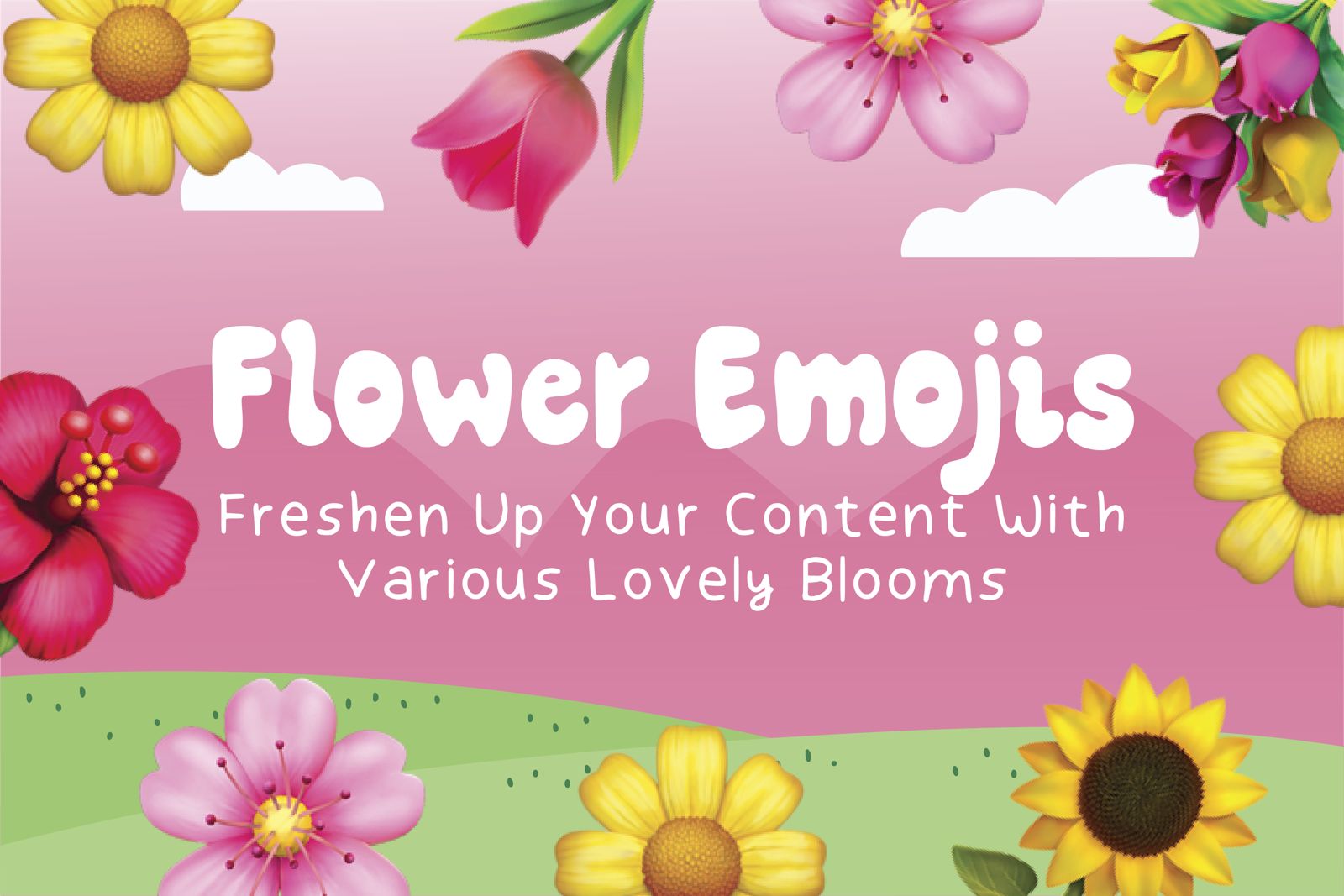 Flower Emojis Freshen Up Your Content With Lovely Blooms 