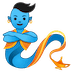 Genie, Google version of the Genie, blue emojis 