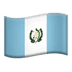 Guatemala flag, Apple version of the Guatemala flag