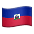 Haiti flag emoji, Haiti flag Apple version