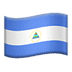 Nicaragua flag emoji, Apple version of the Nicaragua flag