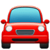 Oncoming Automobile emoji, Apple version of the Oncoming Automobile emoji