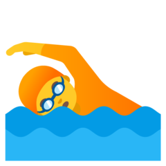 person swimming, google version