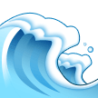 water wave emoji, samsung version