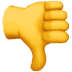 Thumbs Down Emoji, Dislike Emoji