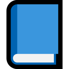 blue book emoji, windows version