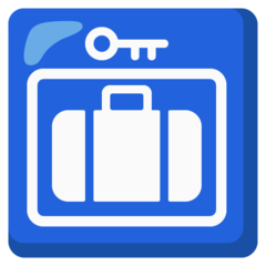 left luggage emoji, google version