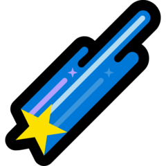 shooting star emoji, windows version
