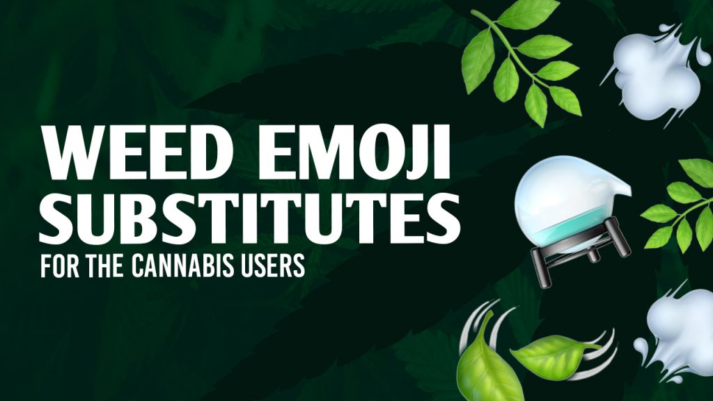 weed emojis background