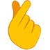 π«° hand with index finger and thumb crossed Emoji on Apple Platform π«° hand with index finger and thumb crossed Emoji on Apple Platform