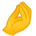 π€ pinched fingers Emoji on Google Platform π€ pinched fingers Emoji on Google Platform