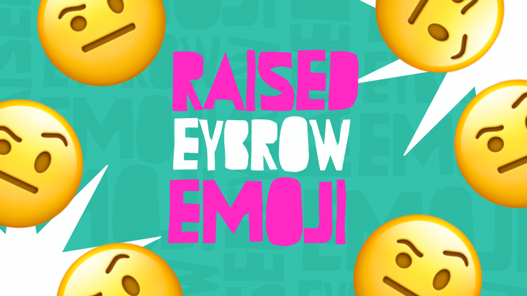 raised eyebrow emoticon text