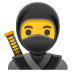 đĨˇ ninja Emoji on Google Platform đĨˇ ninja Emoji on Google Platform