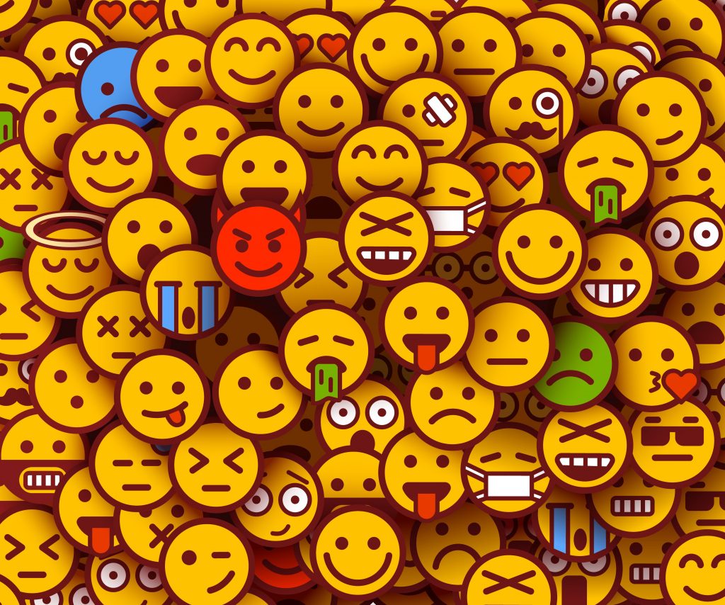 AI-Generated Emoji Extravaganza HD Wallpaper by Laxmonaut