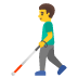👨🦯 Мужчина с белой тростью 👨🦯 Мужчина с белой тростью Emoji