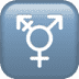 โง transgender symbol Emoji on Apple Platform โง transgender symbol Emoji on Apple Platform