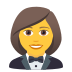 ๐คตโโ๏ธ woman in tuxedo Emoji on Joypixels Platform ๐คตโโ๏ธ woman in tuxedo Emoji on Joypixels Platform