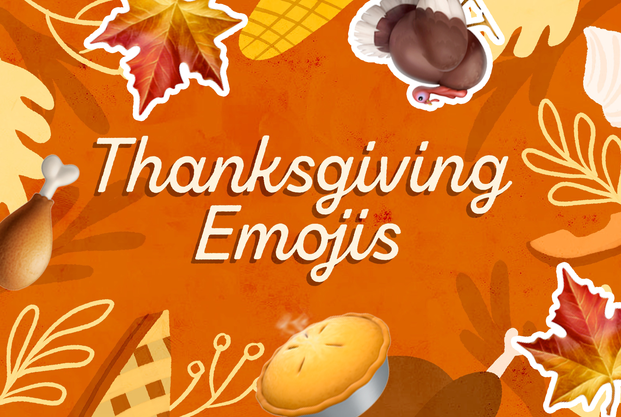 Thanksgiving Emojis: Enjoy 🦃 Thanksgiving With Family And Friends 🍁 | 🏆 