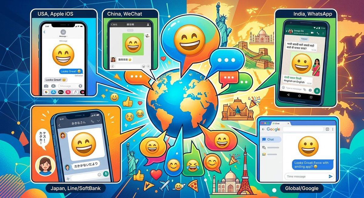 Pourquoi le même emoji peut avoir un aspect différent selon l’endroit où vous vous trouvez