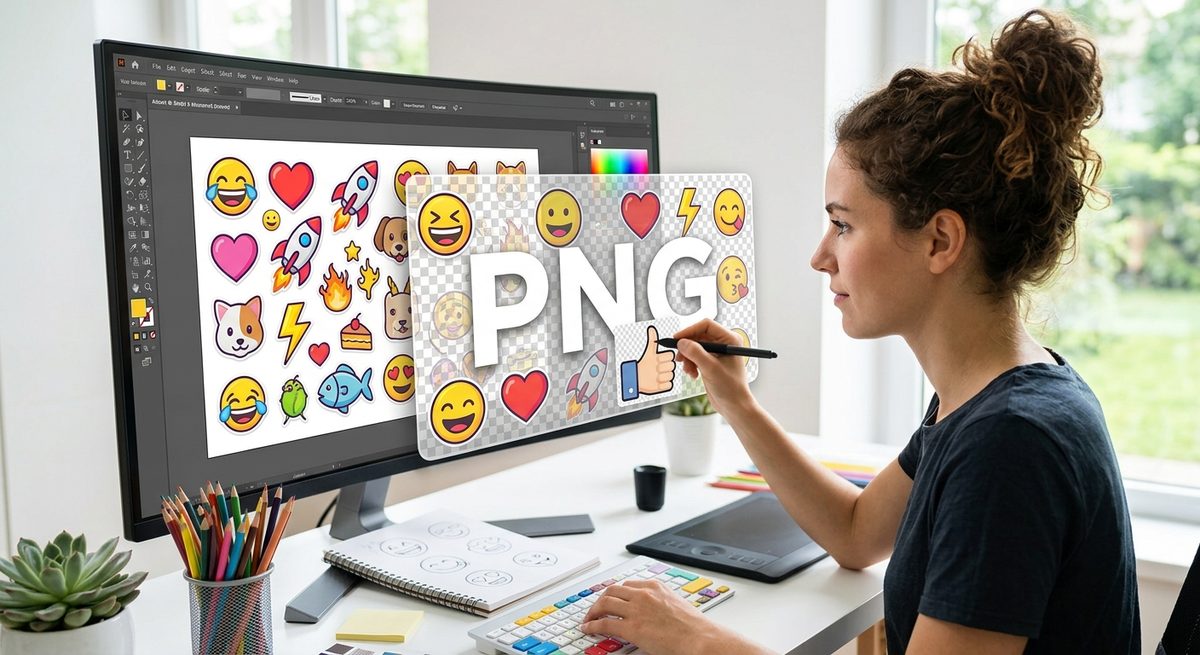 Où trouver des images PNG transparentes pour des projets de style emoji
