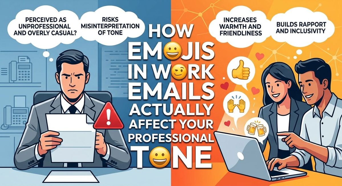 How Emojis in Work Emails Actually Affect Your Professional Tone