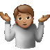 🤷🏽 Personne haussant les épaules à la peau moyenne Emoji sur la plateforme Apple 🤷🏽 Personne haussant les épaules à la peau moyenne Emoji sur la plateforme Apple