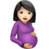 明るい肌色の妊婦さん