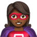 🦸‍♀️ Super-Heroína Emoji