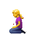 🧎♀️ Donna In Ginocchio Emoji sulla Piattaforma Apple 🧎♀️ Donna In Ginocchio Emoji sulla Piattaforma Apple