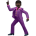 🕺🏿 Homem de Tom de Pele Escura Dançando Emoji na Plataforma Apple 🕺🏿 Homem de Tom de Pele Escura Dançando Emoji na Plataforma Apple