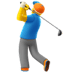 Pria Bermain Golf