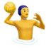 Homme Jouant Au Water-polo