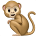 🐒 猴 苹果平台的表情符号 🐒 猴 苹果平台的表情符号