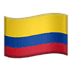 🇨🇴 Флаг Колумбии Эмодзи на платформе Apple