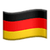 🇩🇪 ドイツの国旗 Appleプラットフォーム上の絵文字 🇩🇪 ドイツの国旗 Appleプラットフォーム上の絵文字