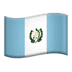 🇬🇹 Bandeira da Guatemala Emoji na Plataforma Apple