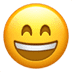 😄 Visage Souriant avec des Yeux souriants Emoji sur la plateforme Apple 😄 Visage Souriant avec des Yeux souriants Emoji sur la plateforme Apple