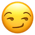  smirking face Emoji on Apple Platform