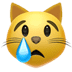 😿 Crying Cat Emoji | 🏆 Emojiguide