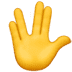 🖖 vulcan salute Emoji on Apple Platform