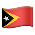 🇹🇱 Bandeira de Timor-Leste Emoji na Plataforma Apple