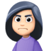 🙍🏻♀️ 浅肤色女人皱眉 表情符号 🙍🏻♀️ 浅肤色女人皱眉 表情符号