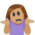 🤷🏽 Personne haussant les épaules à la peau moyenne Emoji sur la plateforme Facebook 🤷🏽 Personne haussant les épaules à la peau moyenne Emoji sur la plateforme Facebook
