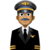 👨🏾✈️ Männlicher Pilot mit mitteldunklem Hautton Emoji auf der Facebook-Plattform 👨🏾✈️ Männlicher Pilot mit mitteldunklem Hautton Emoji auf der Facebook-Plattform