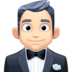 🤵🏻 Mann im Smoking mit hellem Hautton Emoji auf der Facebook-Plattform 🤵🏻 Mann im Smoking mit hellem Hautton Emoji auf der Facebook-Plattform